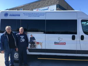 Dog Guides van donated by Lions Club