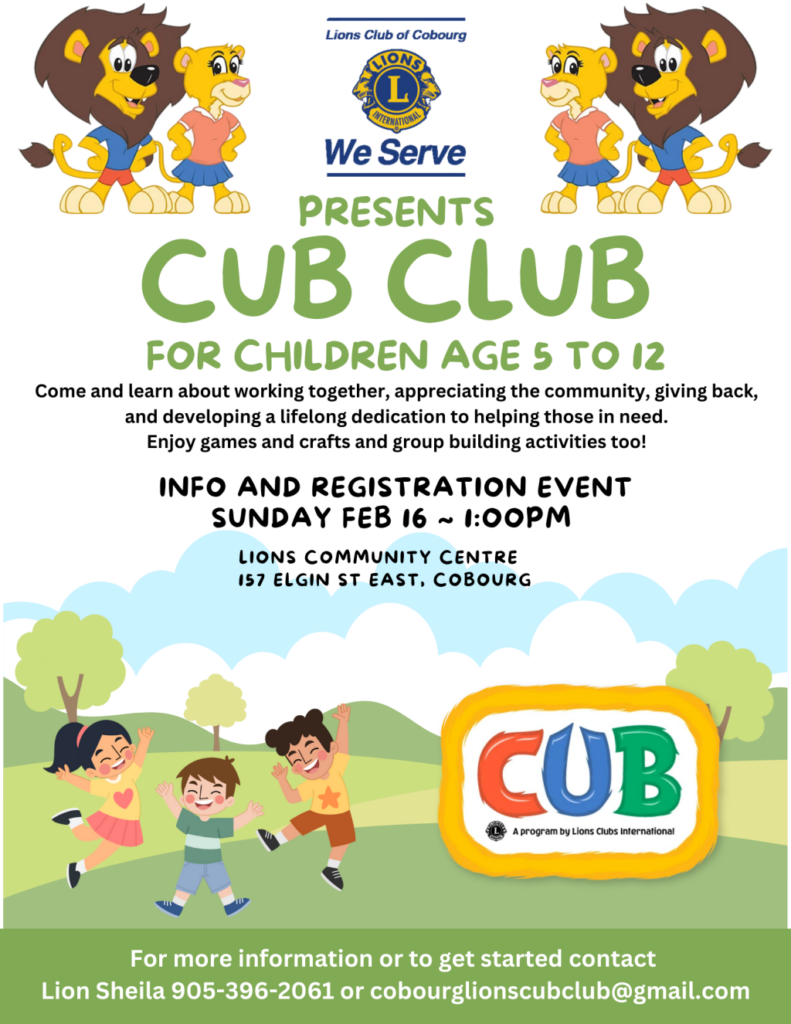 cub club poster