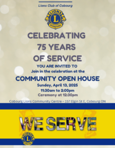 Invitation to the 75 YEARS OF SERVICE